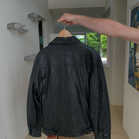 Zadig & Voltaire leather bomber coat - Picture 3 of 3